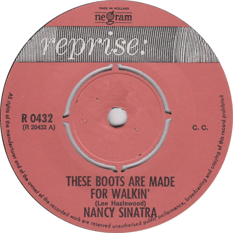 Nancy Sinatra These Boots Are Made For Walkin Si NL Het Plaathuis