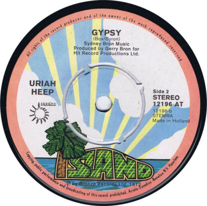 Uriah Heep - Easy Livin' (7"si 1972) - Image 4