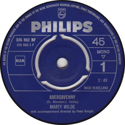 Marty Wilde - Abergavenny (7"si NL 1968) - Image 3