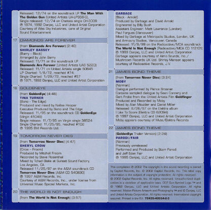 Various Artists - The Best of Bond ...James Bond (CD 2002) - Afbeelding 4