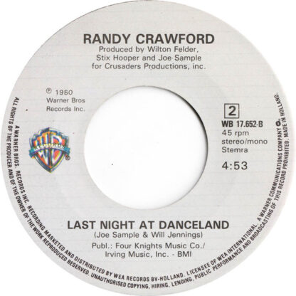 Randy Crawford - One Day I'll Fly Away (7"si NL 1980) - Image 4