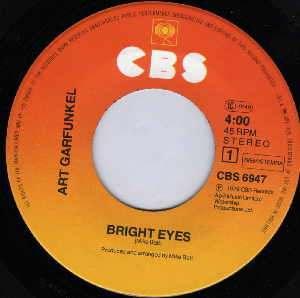 Art Garfunkel - Bright Eyes (7"si 1979) - Het Plaathuis