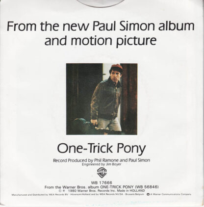 Paul Simon - Late in the Evening (7"si NL 1980) - Image 2