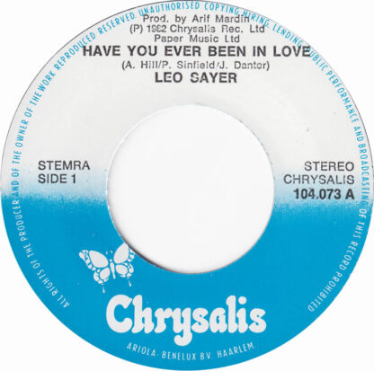 Leo Sayer - Have You Ever Been In Love (7"si 1982) - Afbeelding 3