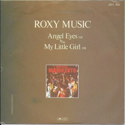 Roxy Music - Angel Eyes (7"si NL 1979) - Afbeelding 2