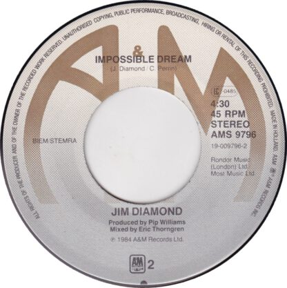 Jim Diamond - I Should Have Known Better (7"si NL 1984) - Afbeelding 4