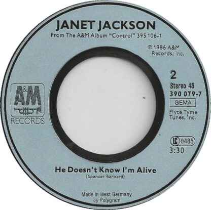 Janet Jackson - What Have You Done for Me Lately (7"si Germany 1986) - Afbeelding 4