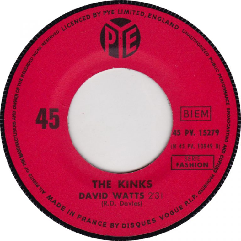 The Kinks - Autumn Almanac (7"si France 1967) - Het Plaathuis