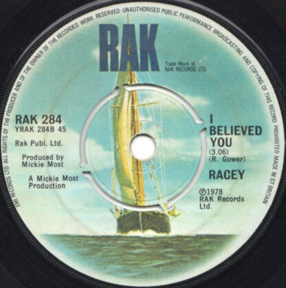 Racey - Lay Your Love On Me (7"si 1978) - Afbeelding 2