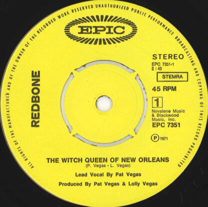 Redbone - The Witch Queen of New Orleans (7"si NL 1971) - Image 3