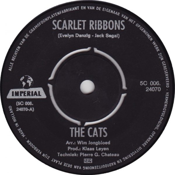 The Cats - Scarlet Ribbons (7"si NL 1969) - Het Plaathuis