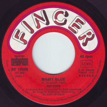 Pop-Tops - Mamy Blue (7"si Germany 1971) - Image 3