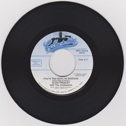 Elvis Presley - One Broken Heart for Sale / (You're the) Devil in Disguise (7"si US 1986) Back to Back Hit Series - Afbeelding 3