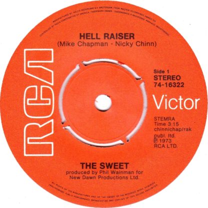 (The) Sweet - Hell Raiser (7"si NL 1973) - Image 2