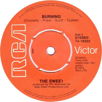 (The) Sweet - Hell Raiser (7"si NL 1973) - Image 3