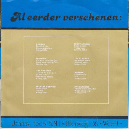 Chris Andrews - Yesterday Man / To Whom It Concerns (7"si NL 1982 re-release) - Image 2