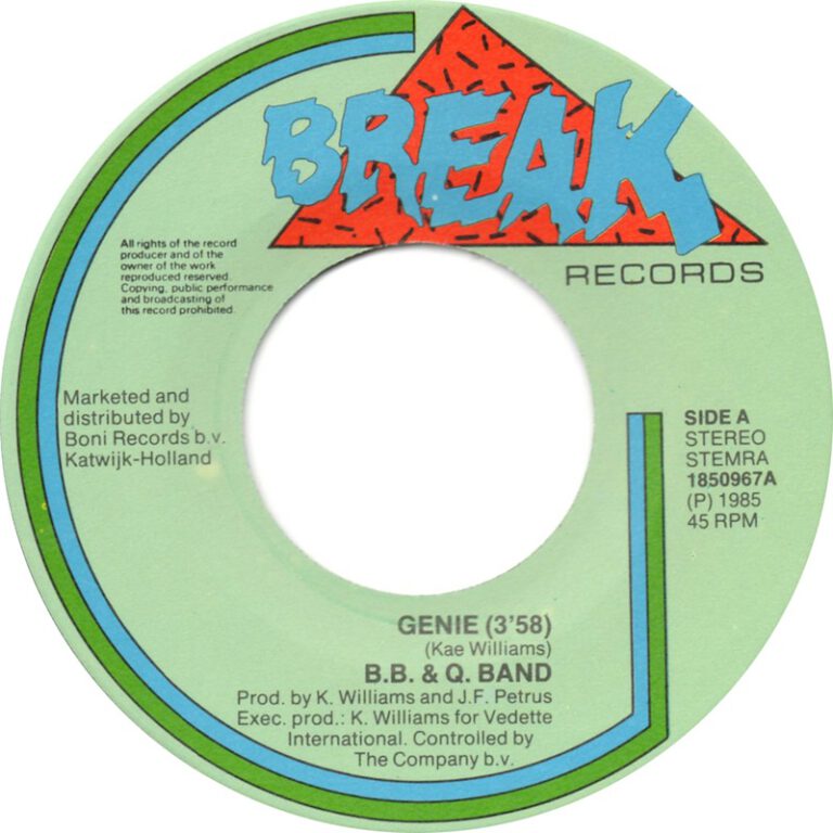 The Brooklyn, Bronx & Queens Band - Genie (7"si NL 1985) - Het Plaathuis