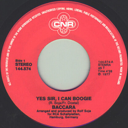 Baccara - Yes Sir, I Can Boogie (7"si NL 1977) - Image 2