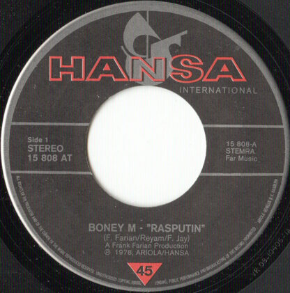 Boney M. ‎– Rasputin / Painter Man (7"si NL 1978) - Afbeelding 3