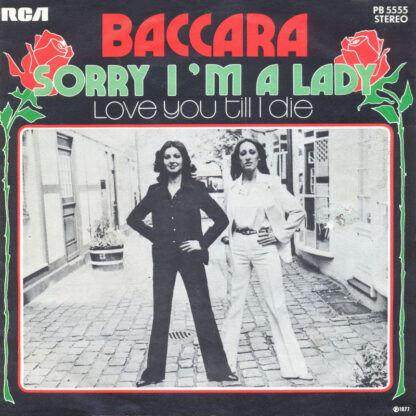 Baccara - Sorry, I'm a Lady (7"si Belgium 1977) vg++/vg+