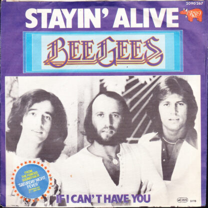 Bee Gees ‎– Stayin' Alive / If I Can't Have You (7"si Germany 1978) nm/nm