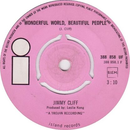 Jimmy Cliff - Wonderful World, Beautiful People (7"si NL 1969) - Image 3