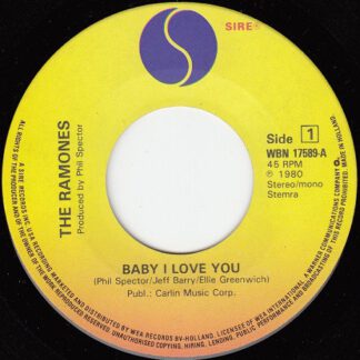 The Ramones ‎– Baby, I Love You (7"si NL 1980) vg++