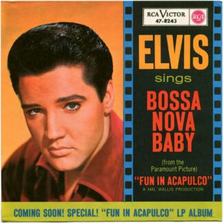 Elvis Presley – Bossa Nova Baby / Witchcraft (7"si Germany 1963) vg+/vg+