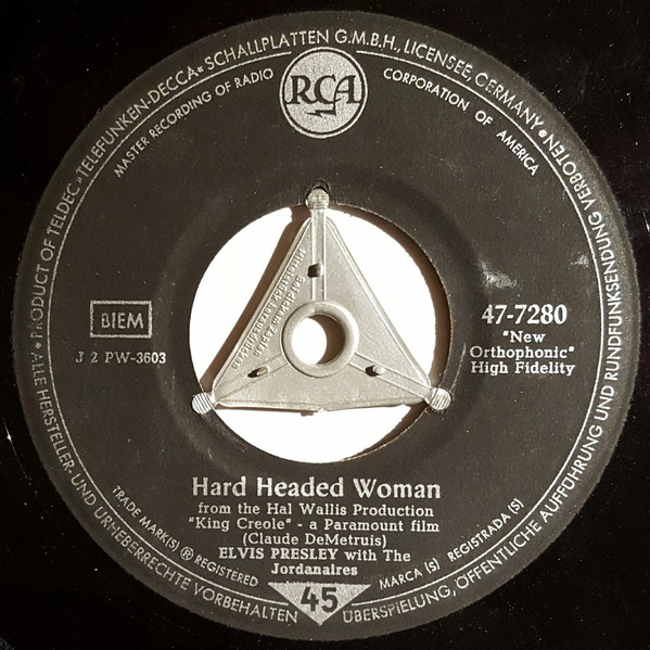 Elvis Presley Hard Headed Woman Don T Ask Me Why 7 Si Germany 1958 Het Plaathuis