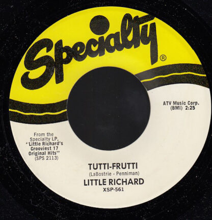 Little Richard - Tutti-Frutti (7"si US 1982(?) re-pressing of 1955 original)