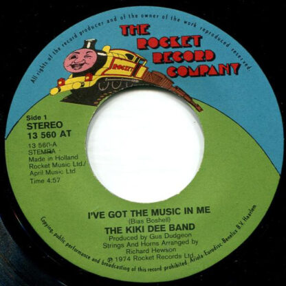 The Kiki Dee Band ‎– I've Got the Music in Me (7"si NL 1974) - Afbeelding 2