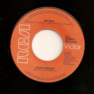 Elvis Presley ‎– My Boy / Loving Arms (7"si NL 1974) vg+
