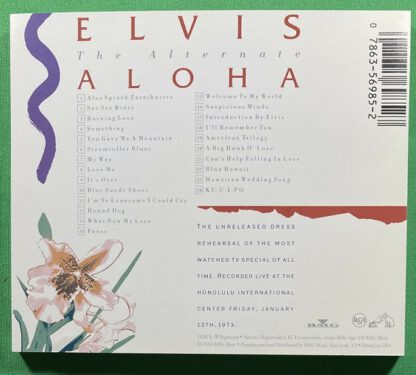 Elvis Presley ‎– The Alternate Aloha (CD US 1988) - Image 4