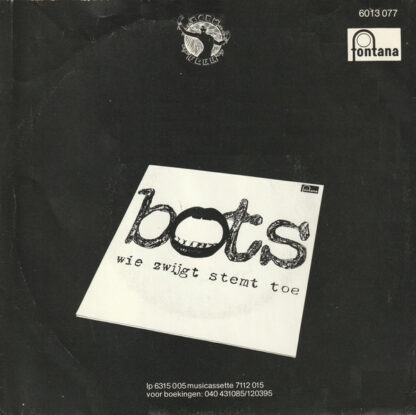 Bots ‎– Popmuzikant (7"si NL 1978) - Afbeelding 2