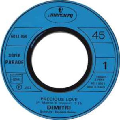 Dimitri ‎– Precious Love (7"si France 1973) - Afbeelding 3