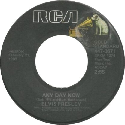 Elvis Presley ‎– In the Ghetto / Any Day Now (7"si US 1977) Collectors' Series - Limited Edition vg/vg+ - Image 2