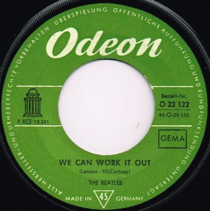 The Beatles - We Can Work It Out / Day Tripper (7"si Germany 1965) vg++