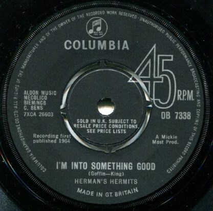 Herman's Hermits ‎– I'm Into Something Good (7"si UK 1964) vg+