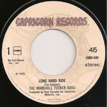 The Marshall Tucker Band ‎– Long Hard Ride (7"si NL 1976) vg++/vg+ - Afbeelding 3