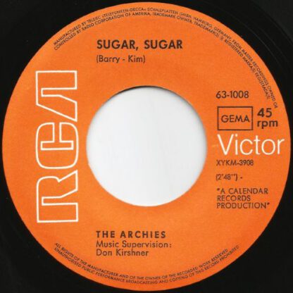 The Archies - Sugar, Sugar (7"si Germany 1969) vg