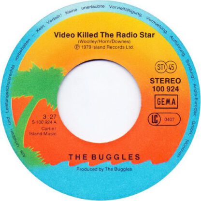 (The) Buggles ‎– Video Killed The Radio Star (7"si Germany 1979) vg++/vg++ - Afbeelding 3