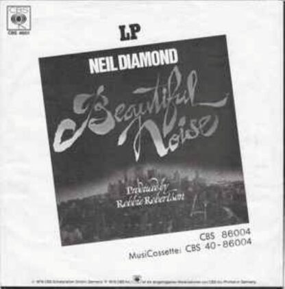 Neil Diamond‎– Beautiful Noise (7"si Germany 1976) vg++/vg+ - Afbeelding 2