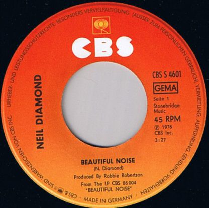 Neil Diamond‎– Beautiful Noise (7"si Germany 1976) vg++/vg+ - Afbeelding 3