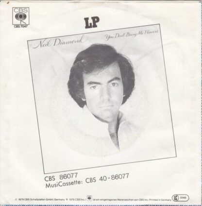 Neil Diamond - Forever in Blue Jeans (7"si Germany 1979) nm/nm - Image 2