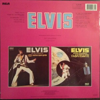 Elvis Presley ‎– Elvis (LP Germany 1987) nm/nm - Afbeelding 2