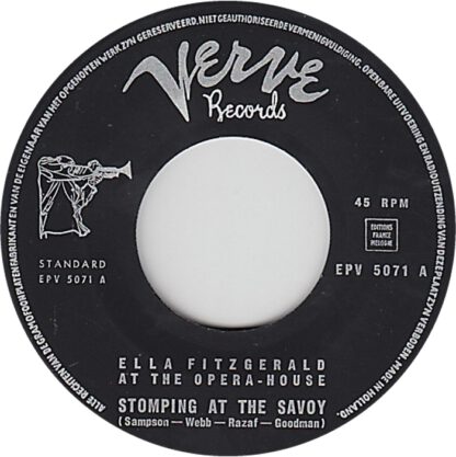 Ella Fitzgerald ‎– At The Opera House (7"EP NL 1958) vg++/vg+ - Afbeelding 3