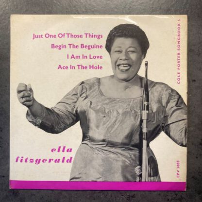 Ella Fitzgerald ‎– Sings The Cole Porter Songbook -5- (7"EP NL 1956) vg+/vg++