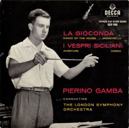 Pierino Gamba & LSO ‎– La Gioconda / I Vespri Siciliani (7"EP UK 1957) vg++/vg++