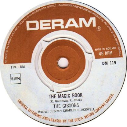 The Gibsons ‎– The Magic Book (7"si NL 1967) vg+