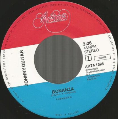 Johnny Guitar - Bonanza (7"si NL 1981) nm/vg++ - Afbeelding 2